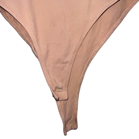 ZARA | NUDE HALTER NECK BODYSUIT - Picture 4 of 8
